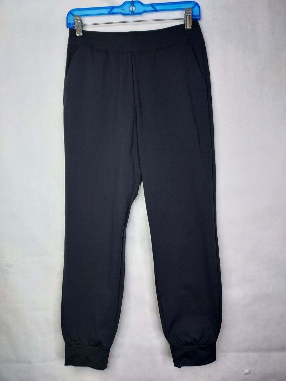 Uniqlo AIRism Jogger Pants Women M Black Ultra Stretch Active Drawstring Pull On